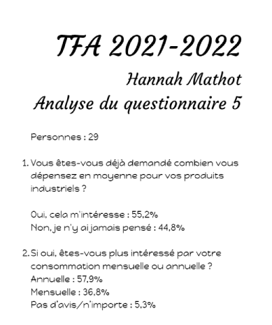 analyse du 5eme formulaire