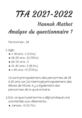 analyse du 1ere formulaire