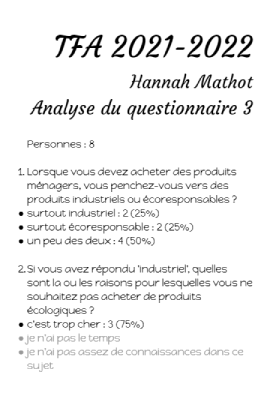 analyse du 3eme formulaire